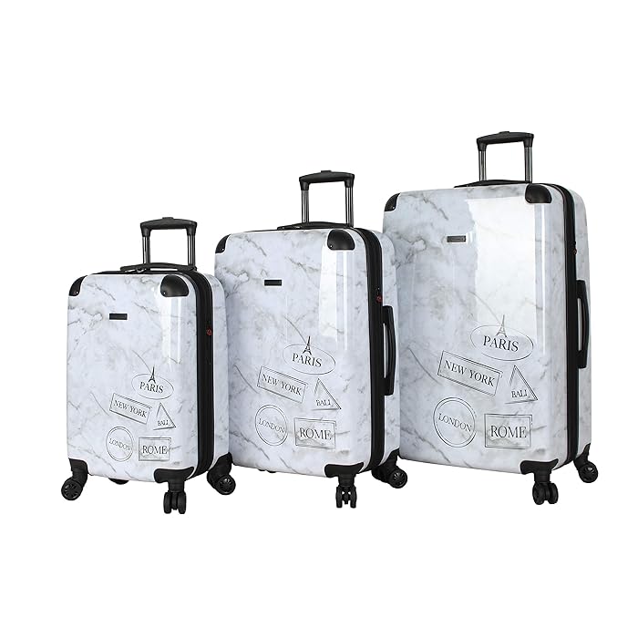 Buy Luggage Collection 3 Piece Hardside Expandable Lightweight