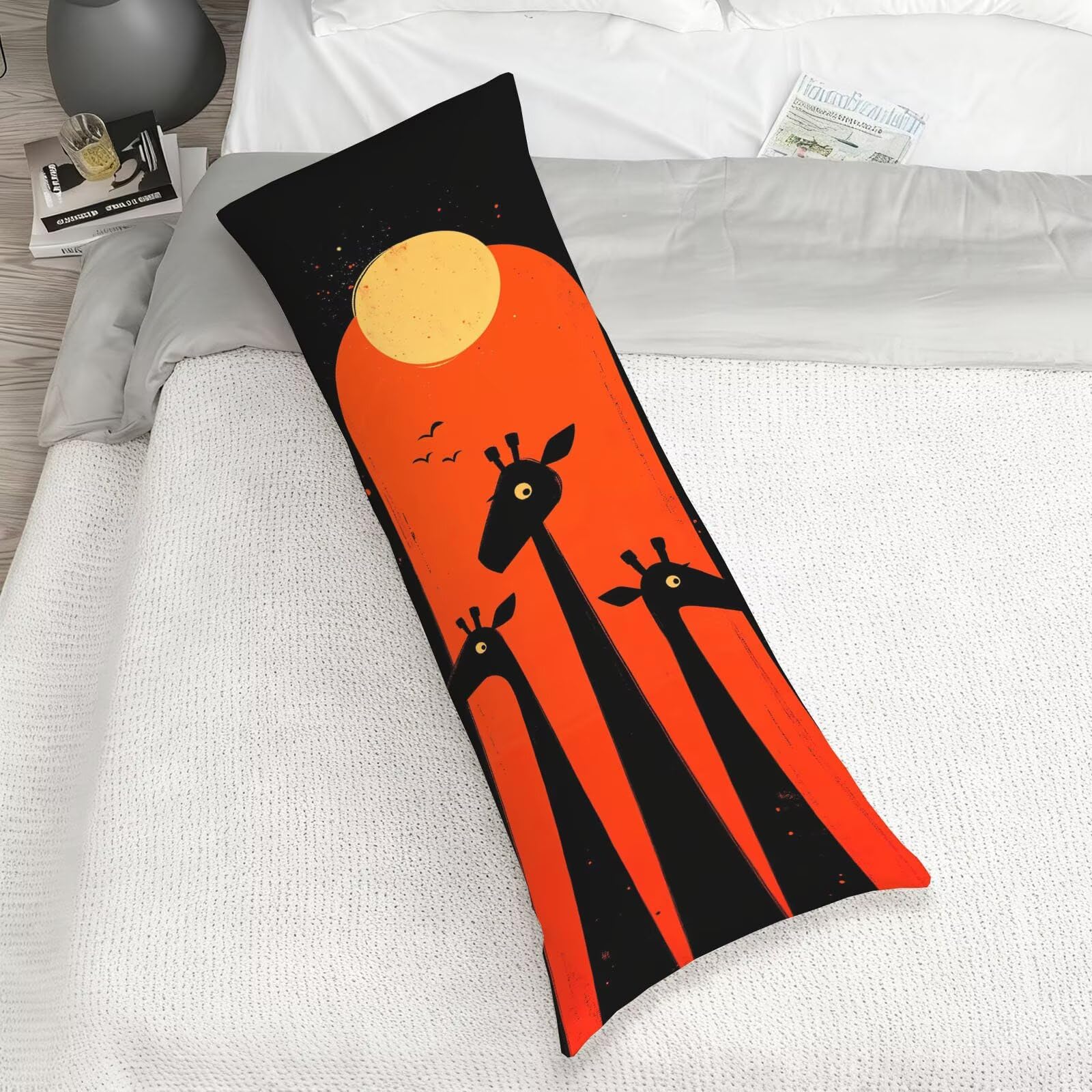 Poszewki na poduszki do łóżka 60 x 180 cm poszewki na poduszki czerwone poszewki na poduszki łóżko czarny aksamit poszewka na poduszkę na sofę, miękki nadruk dwustronna poszewka na poduszkę z