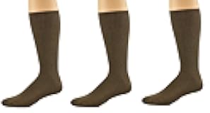 Cushioned Crew Socks for Diabetics & Arthritis: 3-Pack by Sierra Socks