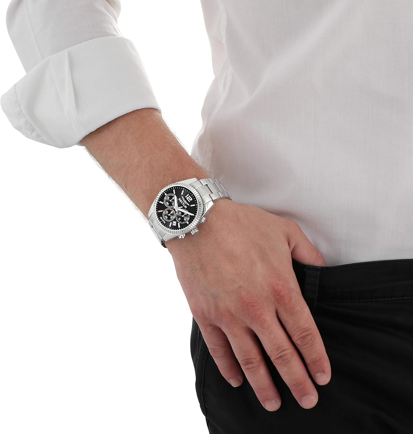 Sector No Limits Orologio da Uomo Analogico al Quarzo con Cinturino in Acciaio Inox – R3273676003 Sector No Limits Orologio da Uomo Analogico al Quarzo con Cinturino in Acciaio Inox – R3273676003