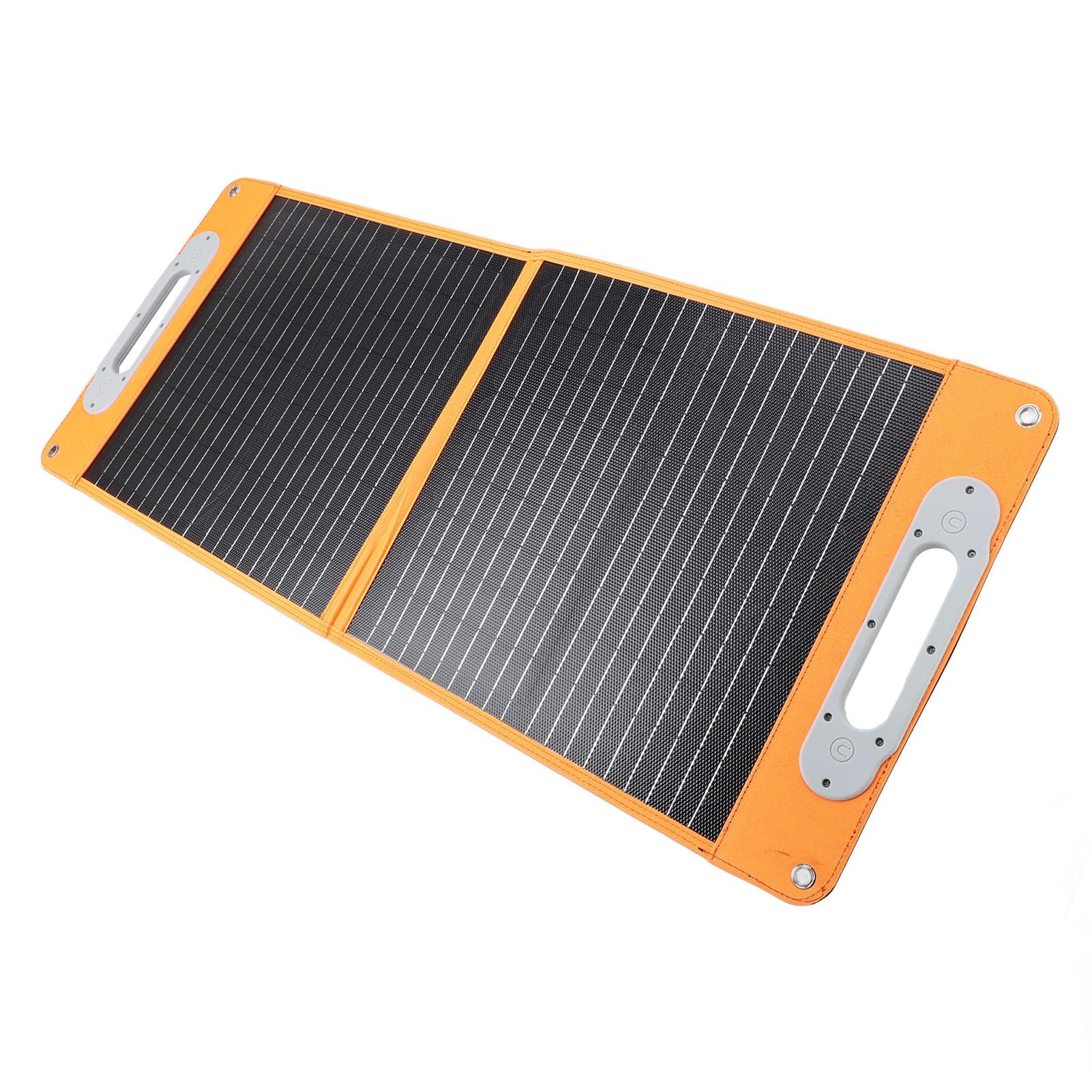 Eujgoov Chargeur de Panneau Solaire Pliable 60W pour la Voiture Téléphonique pour Ordinateur Portable 12V, Chargeur de Panneau Solaire Pliant Portable pour le Camping et L'alpinisme