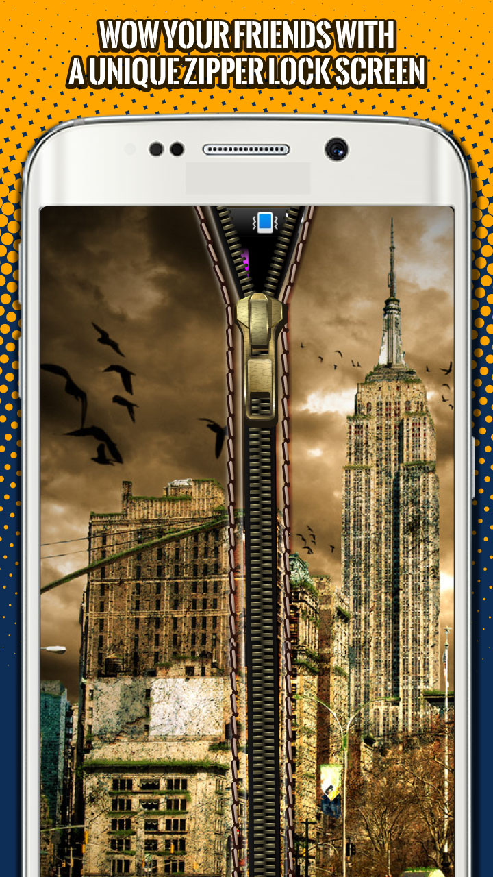 Apocalypse Zipper Screen Destroy survival Zip Lock App on Amazon