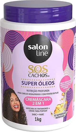 Amazon Com Linha Tratamento Sos Cachos Salon Line Cremascara 2x1 Nutritiva 1000 Gr Salon Line Treatment Sos Curls Collection Nutricious Creammask 2 In 1 Net 35 27 Oz Beauty Personal Care