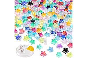 220 PCS Star Beads for Captivating Jewelry Creations
