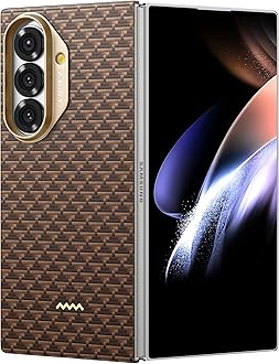 RAPTIC Aramid Fiber Case for Samsung Galaxy Z Fold 7, Compatible with MagSafe, Non-Slip & Slim Light Touch Feeling, 1500D Aramid Fiber Woven Case [Tactile Woven-Humble]