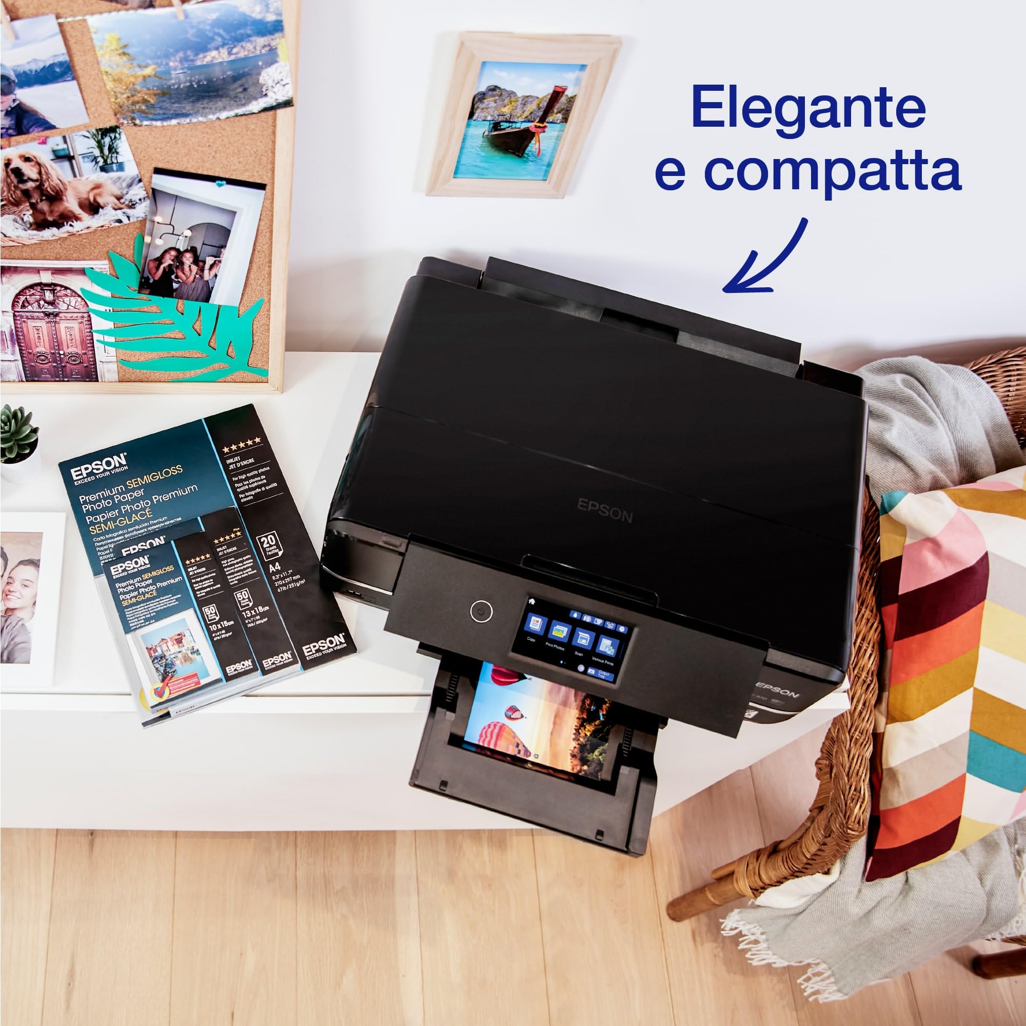 Epson Photo XP-970 Stampante Fotografica A3 3-in-1 Wi-Fi Ethernet Doppio Vassoio
