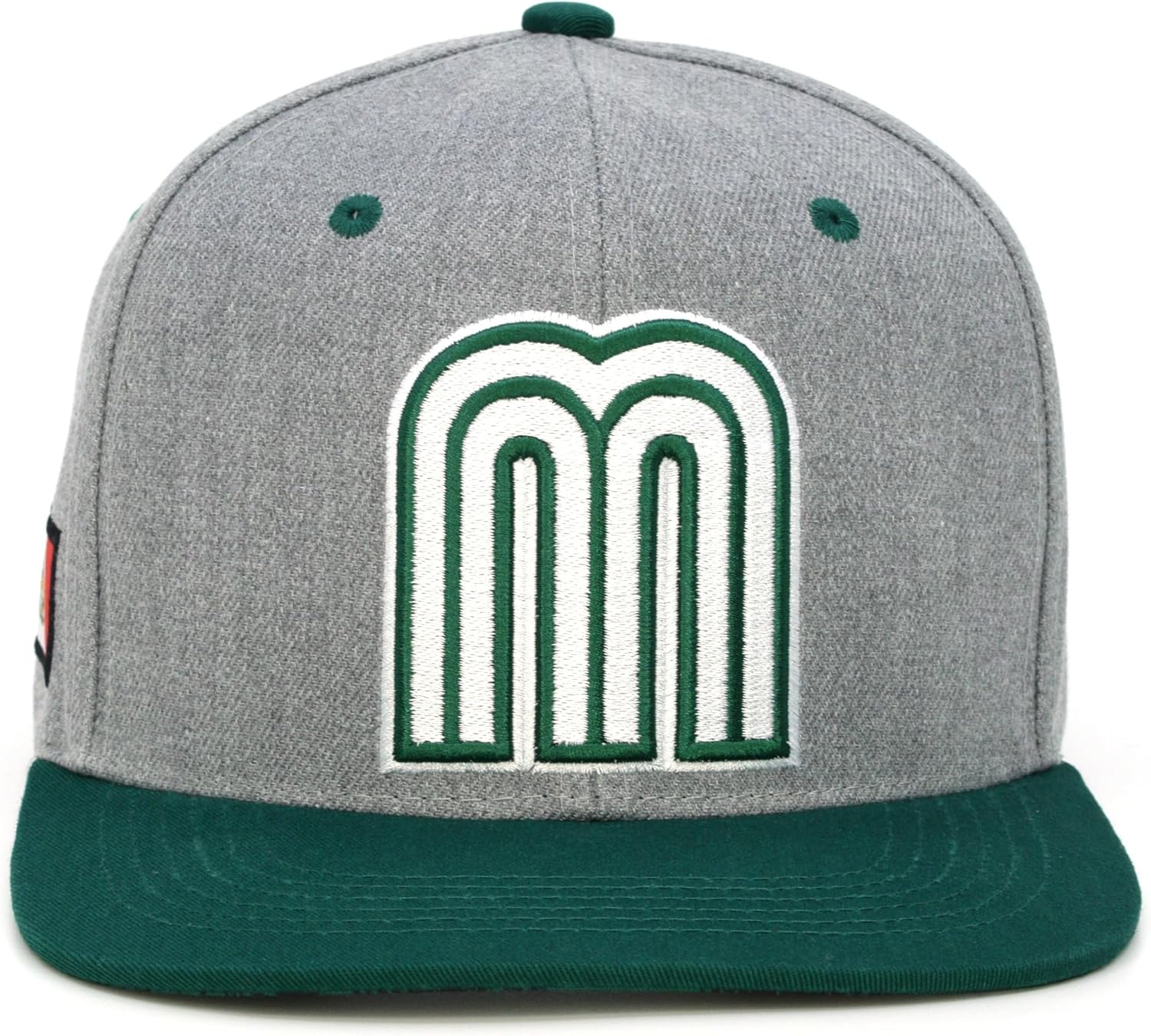 Mexico Snap Back Hat Flag 3D M Flat Bill Mexico Baseball Cotton Cap M New