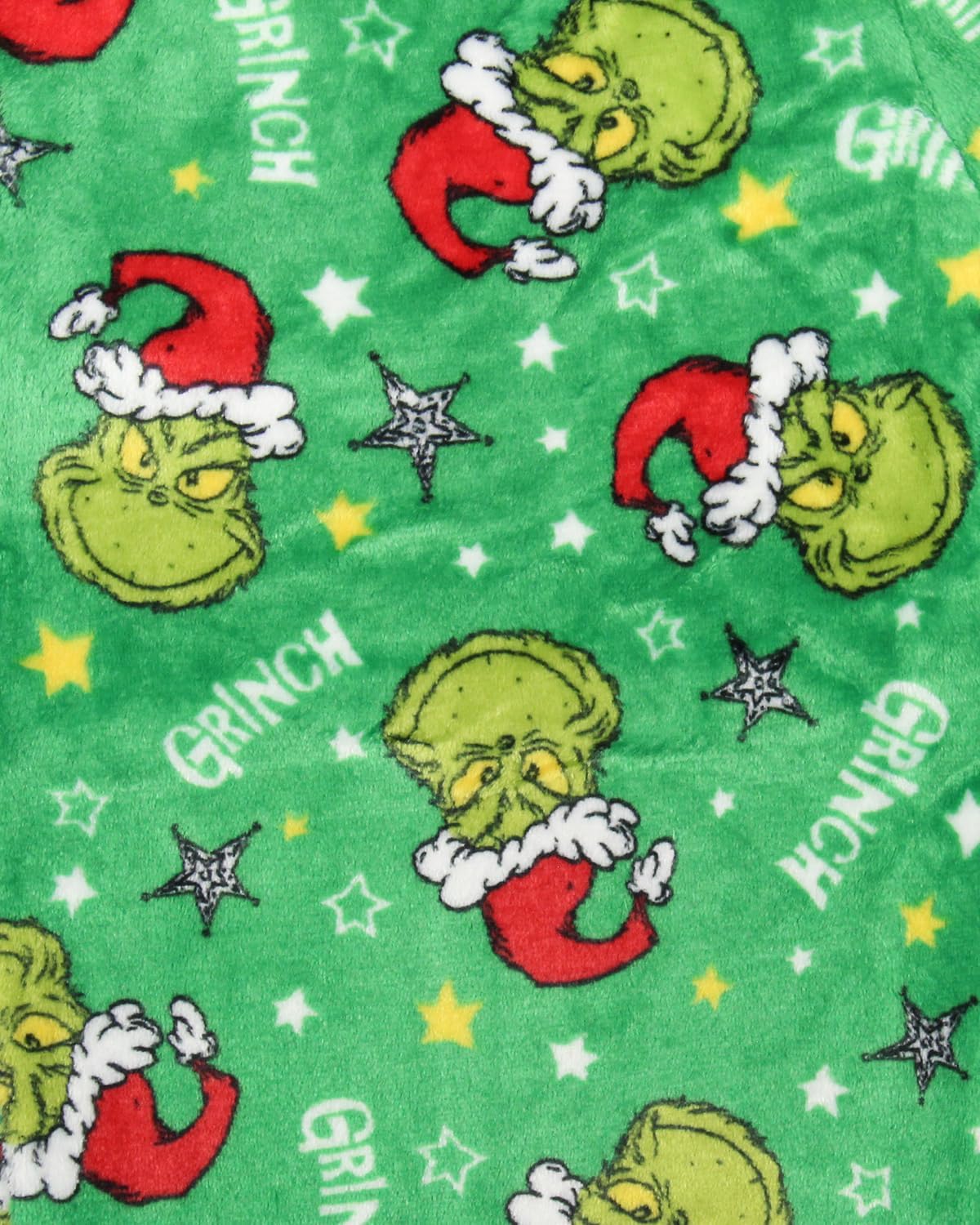 Dr. Seuss GRINCH Men's I'm The Mean One Adult Lounge Pajama Sleep Set - Image 6