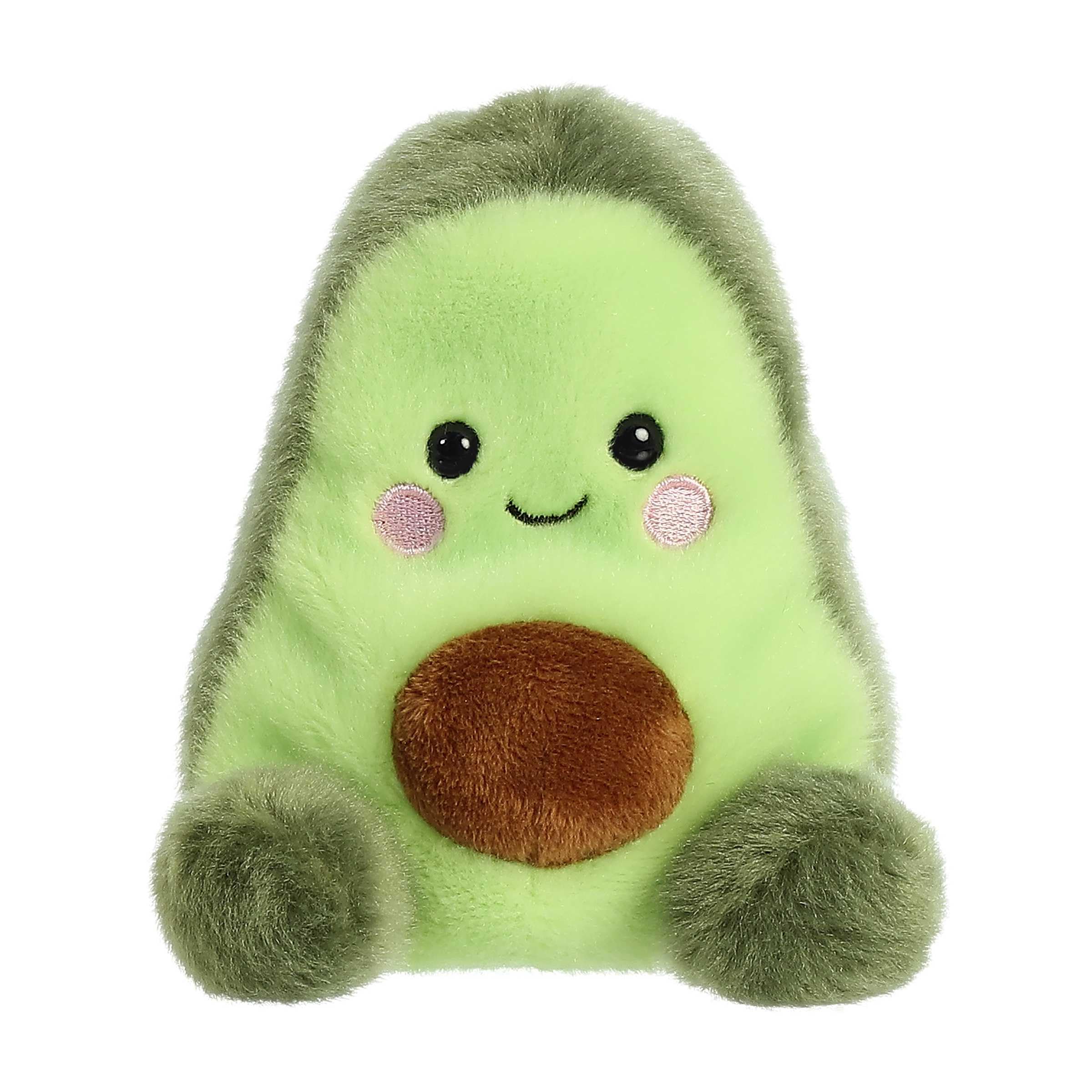 Aurora® Adorable Palm Pals™ Airy Avocado™ Stuffed Animal - Fun Collectible Plush for Kids and Adult Collectors - Perfect for Decorating Rooms and Birthday Gifts - Green 4.5 Inches
