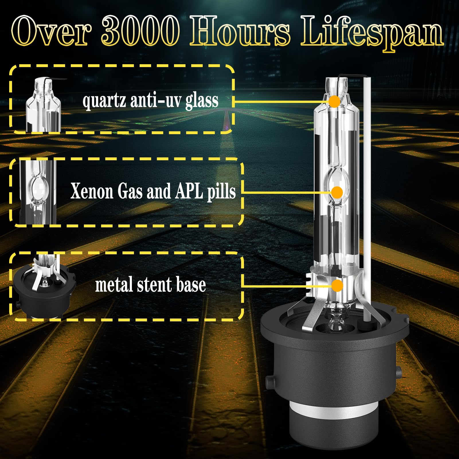 Amazon.com: VHK D2R Xenon HID Headlight Bulbs Low Beam for 2013