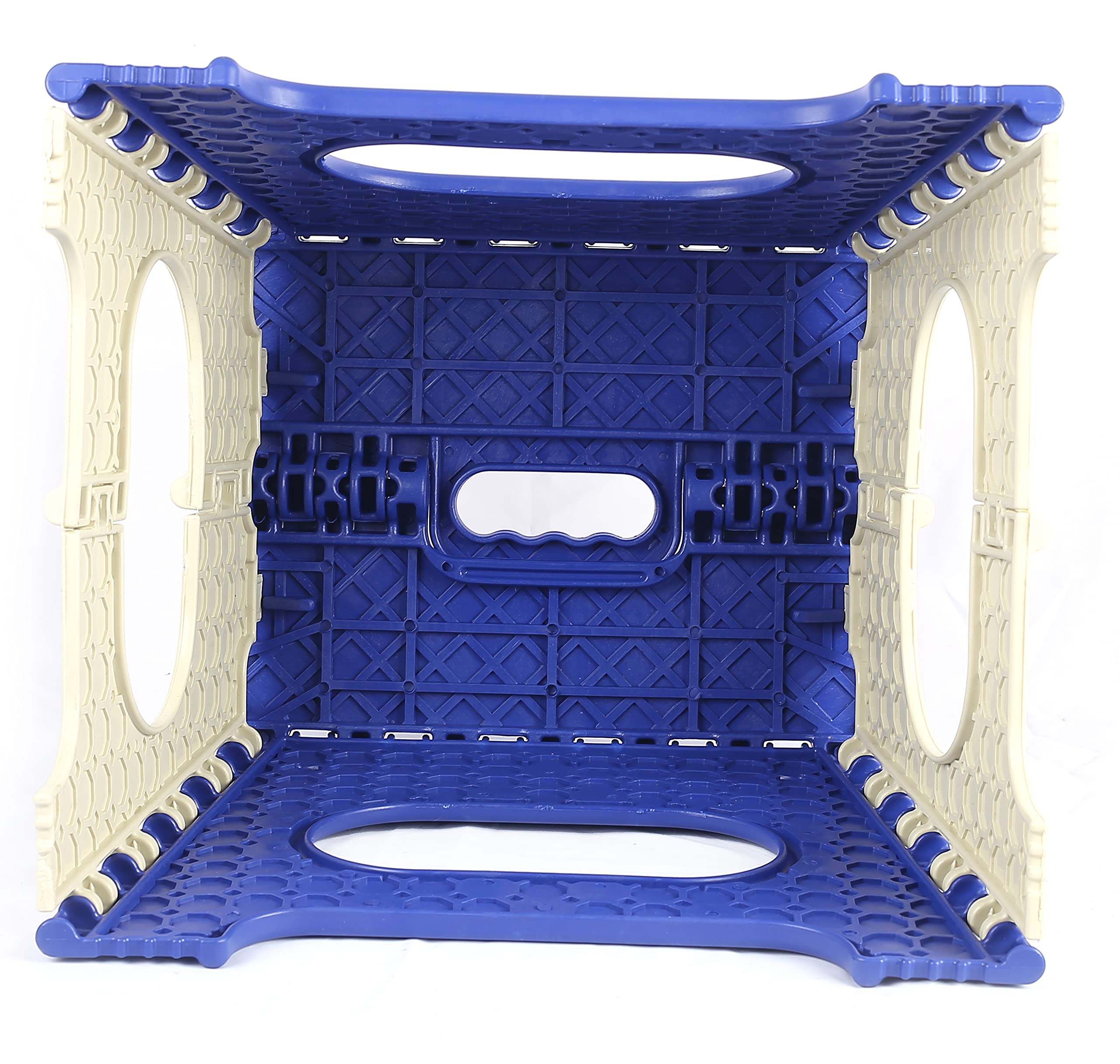 GOCART Plastic Folding Step Stool (12-Inch, Blue) 3