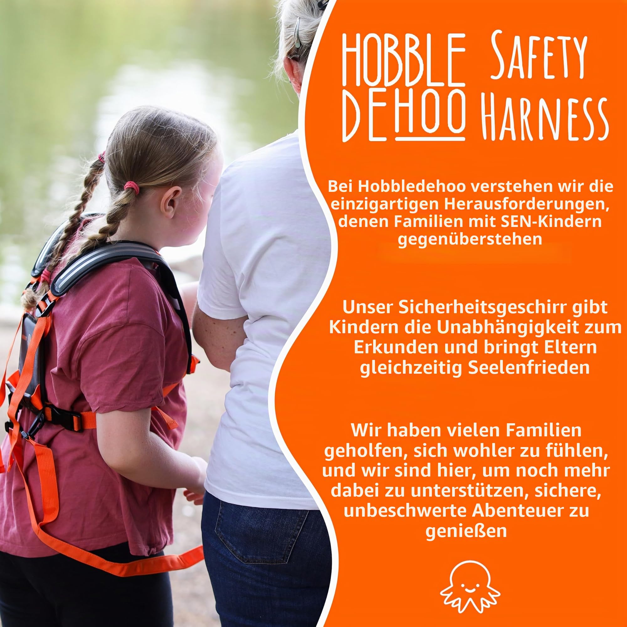 Hobbledehoo Active Kindergeschirr, sorgt für Sicherheit im Alltag und unterstützt das SEN-Sicherheitsbewusstsein für Kinder und Jugendliche