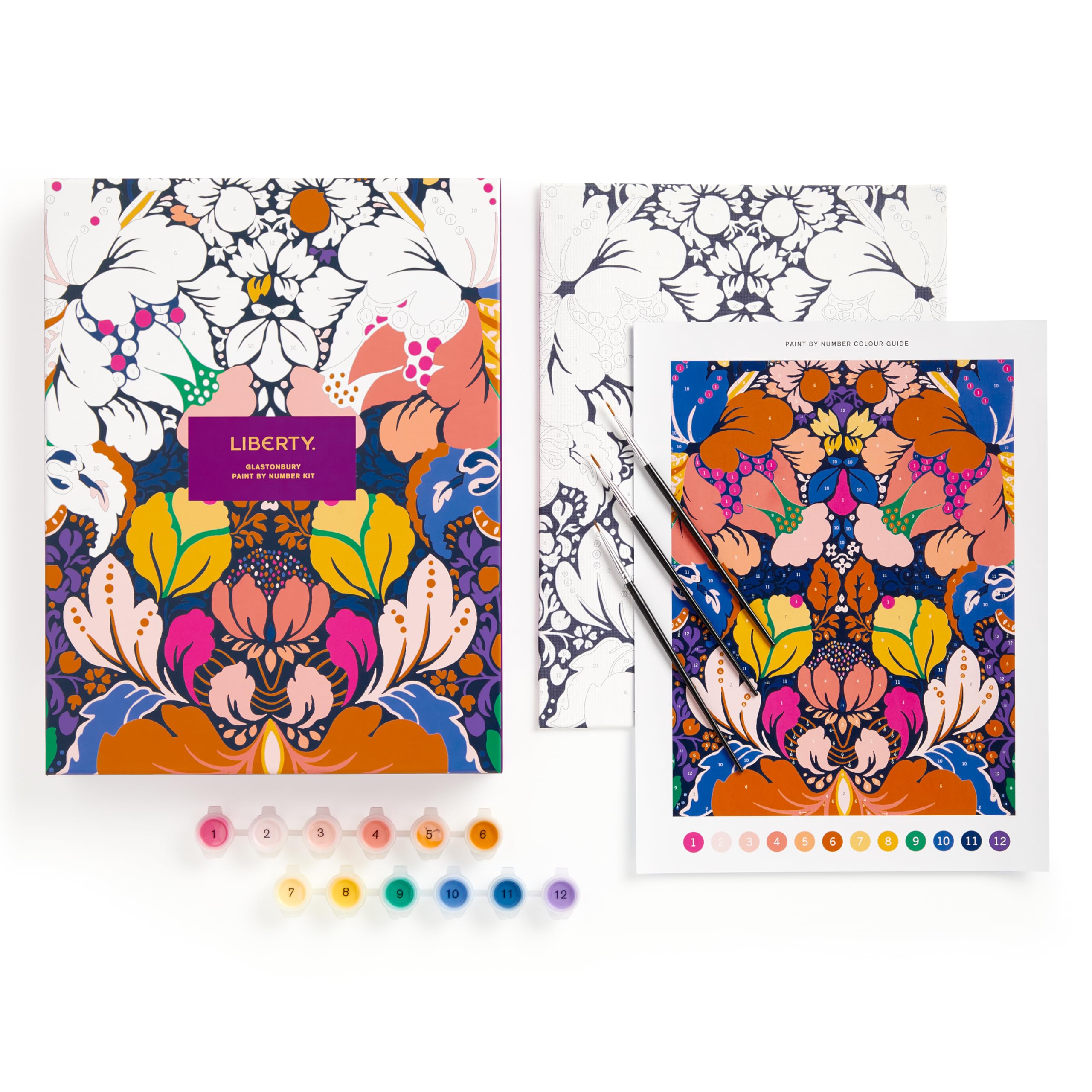 Liberty Paint by Number Kit Glastonbury