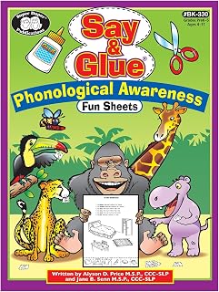 Say & Glue Phonological Awareness Fun Sheets