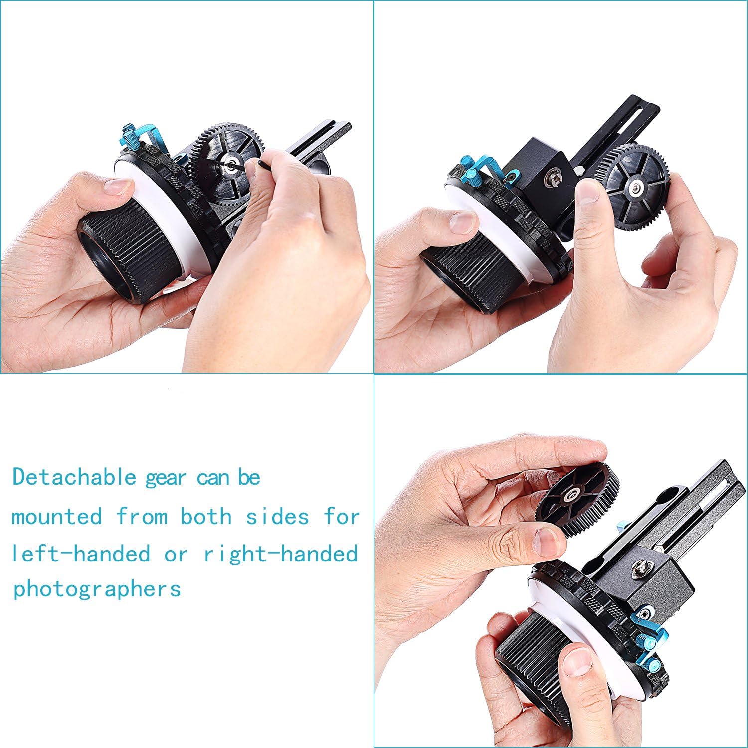 Buу 1 gеt 1 Neewer A-B Stop Follow Focus C2 with Gear Ring Belt for DSLR Cameras Such as Nikon,Canon,Sony DV/Camcorder/Film/Video Cameras,Fits 15mm Rod Mounts,Shoulder Supports Crеаtіvе Prоduсt Neewer A-B Stop Follow Focus C2 with Gear Ring Belt for DSLR Cameras Such as Nikon,Canon,Sony DV/Camcorder/Film/Video Cameras,Fits 15mm Rod Mounts,Shoulder Supports