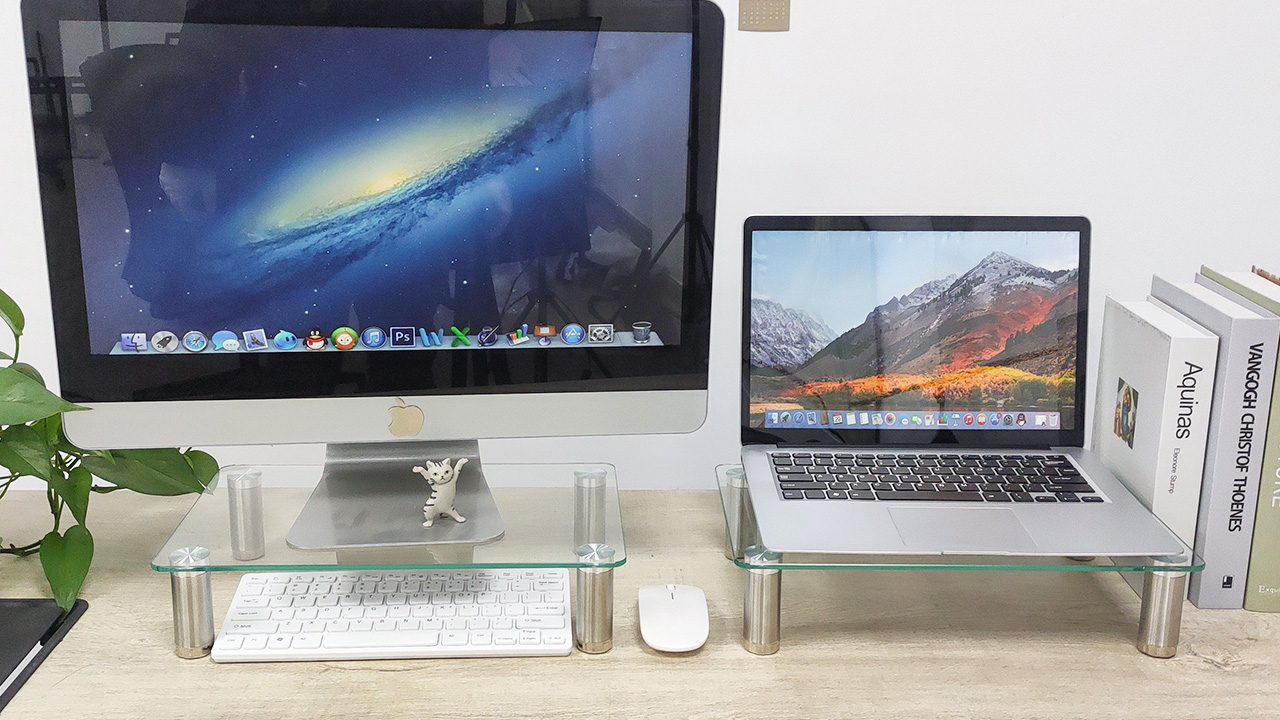 モニター本体 + HEMEDU スタンド Amazon.com: HEMUDU Dual Monitor Articulating Desk Mount Arm Stand