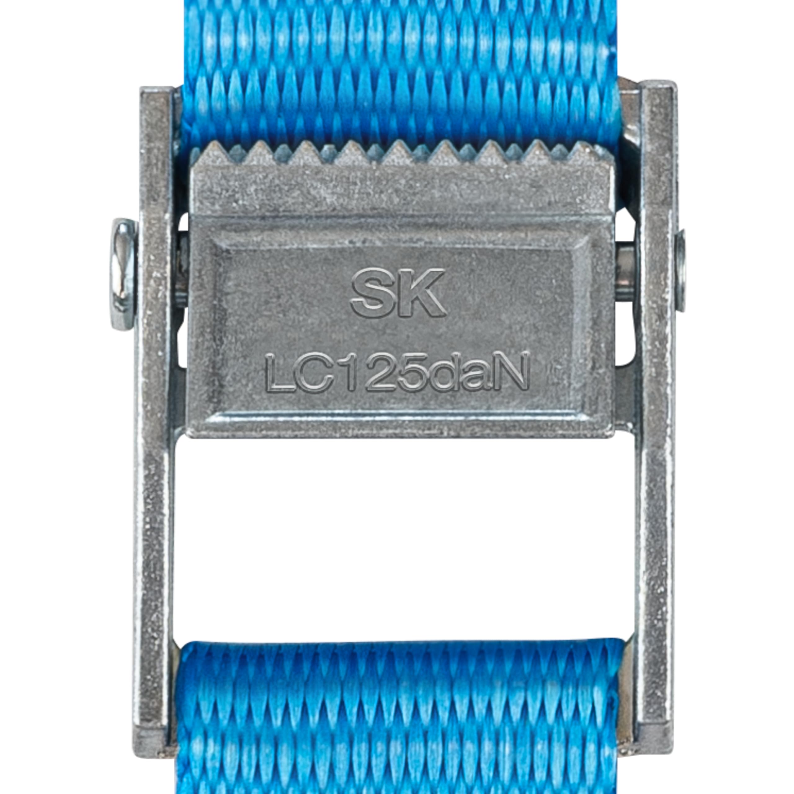 Sturdlink Set di 4 Piccole Cinghie di Fissaggio 25mm 250kg con Fibbia Metallo 5m, per Portapacchi Bici, Barre Portatutto, Bagagli Moto, Carrello, Canoa, Kayak, Surf, Portabici e Baule Auto, Rimorchi