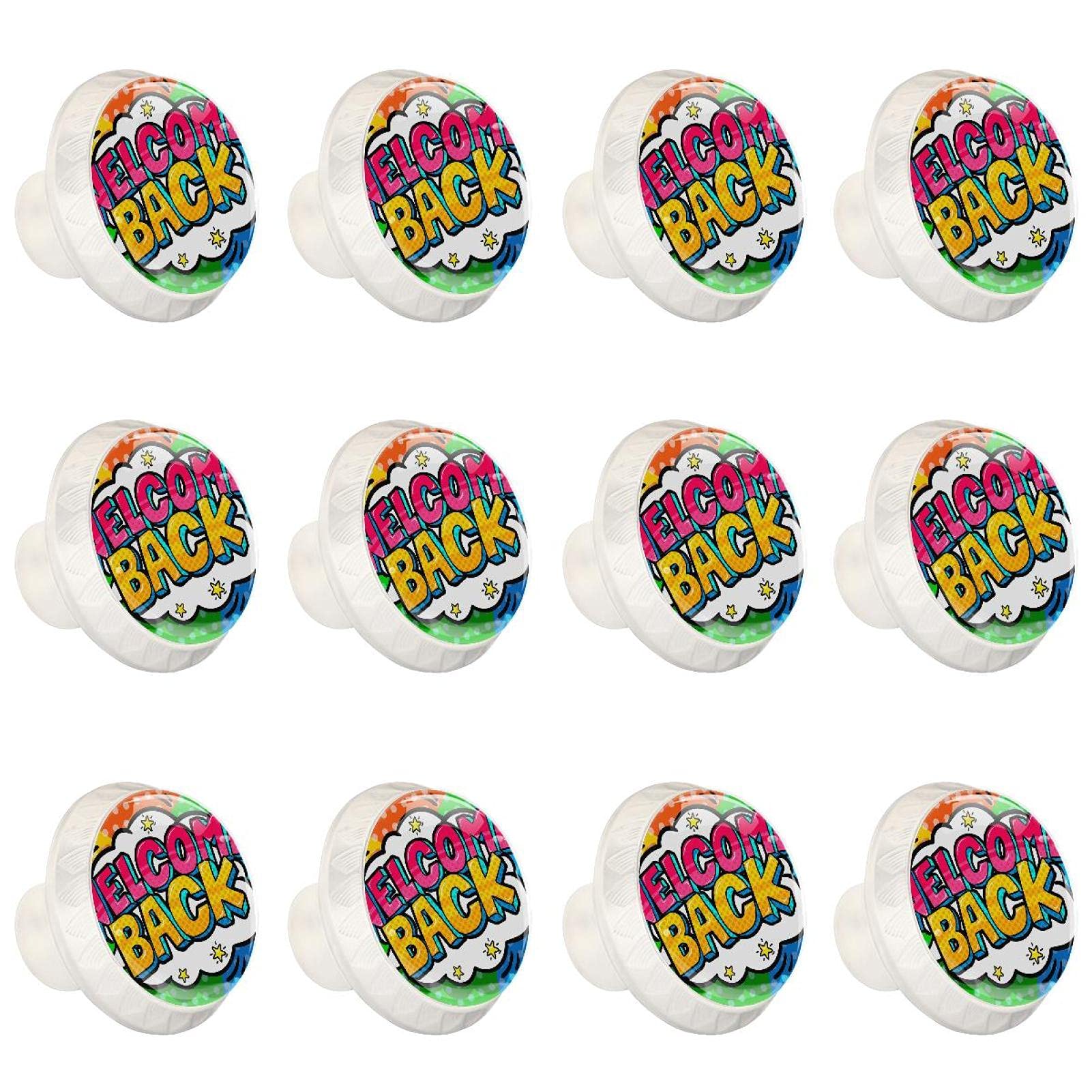 Boutons de meuble ronds pour remplacer une poignée de placard cassée x12