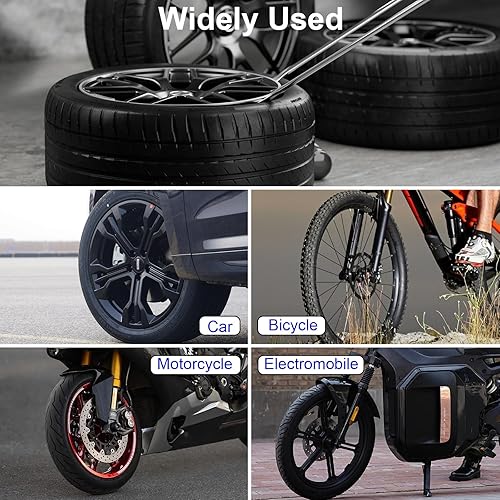 Miniatura 7 de Kit de cuchara de neumáticos de 14.5 pulgadas, 26 piezas de herramientas de cambio de neumáticos para motocicleta, motocross, césped, tractor,