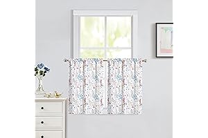 Floral Cafe Curtains- Country Chic with Privacy