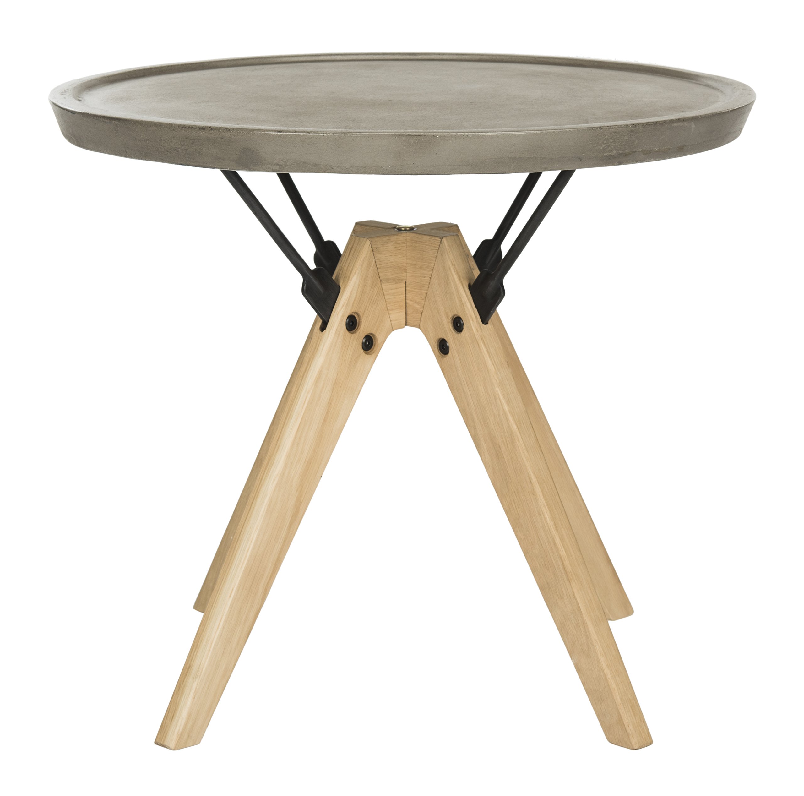 Table d'appoint grise Safavieh EVN1027A pour sublimer un coin lecture