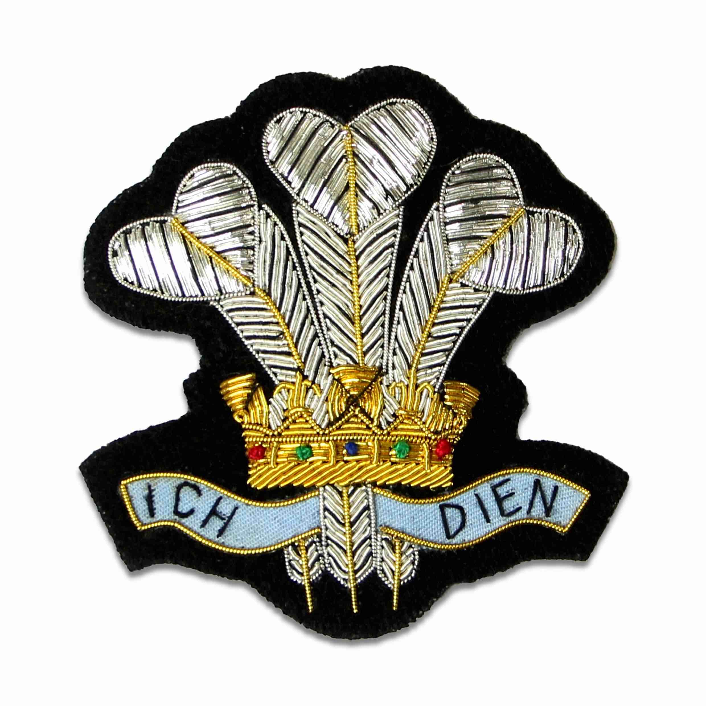 The Regimental Shop Men's Green/Red/Buff Royal Regit Of Wales Regital Blazer Badge
