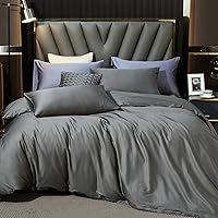 Vista 40 de MooMee Queen Duvet Cover Set, 100% Extra Long Staple Cotton 600 Thread Count Sateen Silky Soft Breathable Durable Luxury Hotel Quality Bedding Set