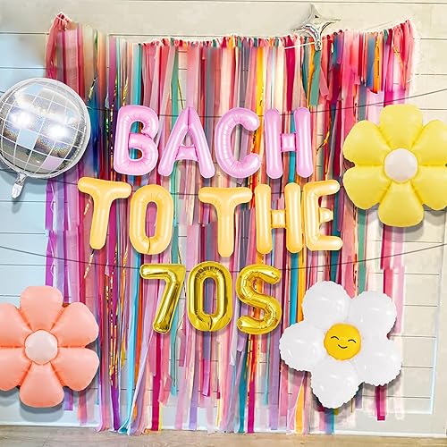 Miniatura 4 de JeVenis Decoraciones de fiesta de Bach to 70s Despedida de soltera Retro Disco Groovy Despedida de Soltera Decoración de Fiesta de Margarita Globos