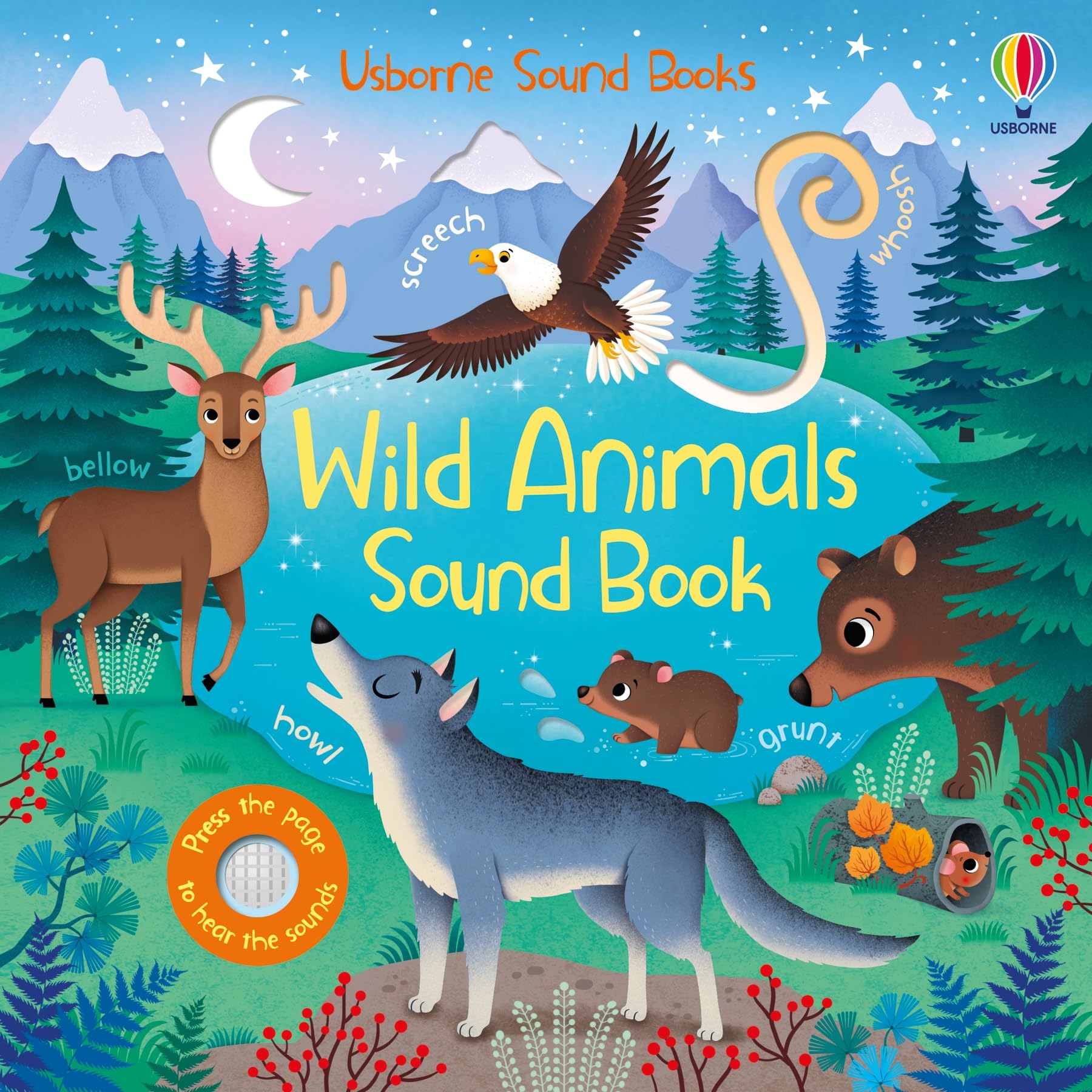 Wild Animals Sound Book: An Interactive Journey Through the World's Wildest Places with Engaging Sounds and Beautiful Illustrations for Young Explorers (Sound Books)