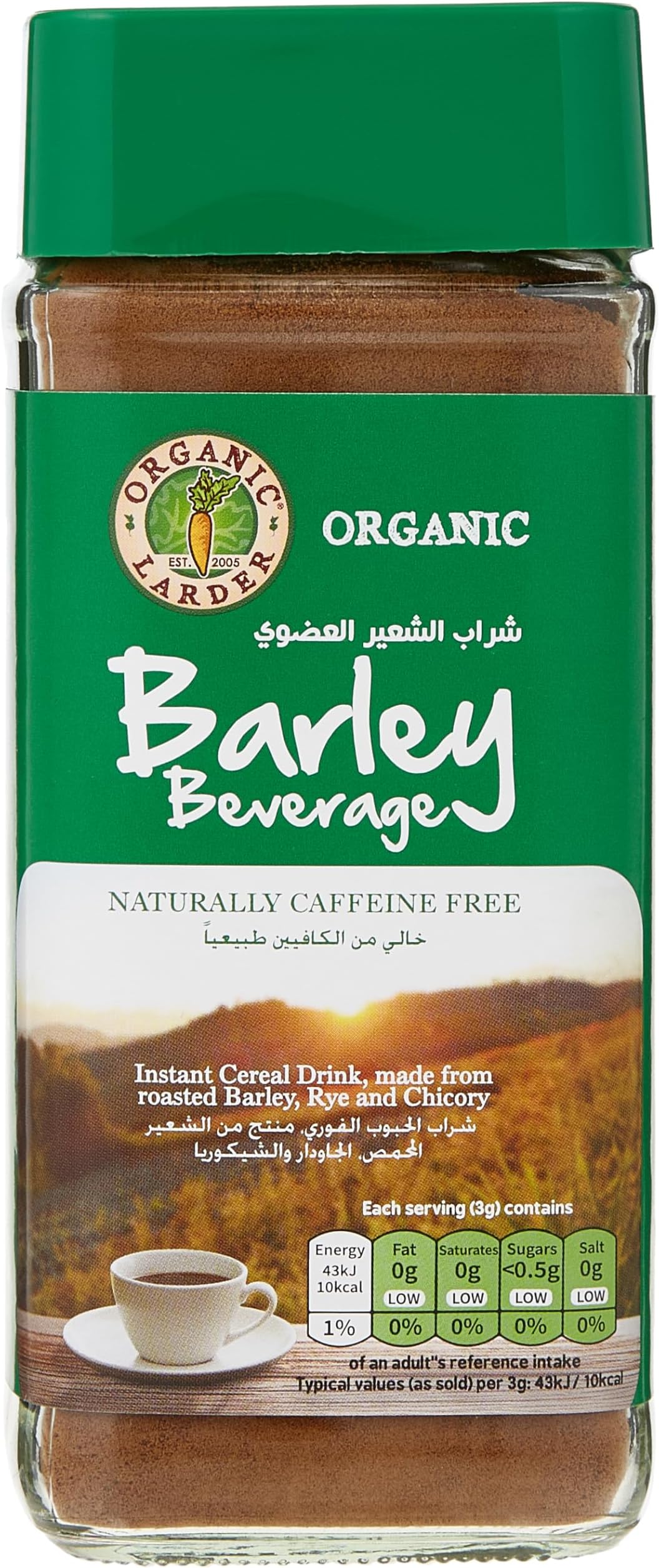 Organic Larder Barley Beverage, 100 g (Pack Of 1)