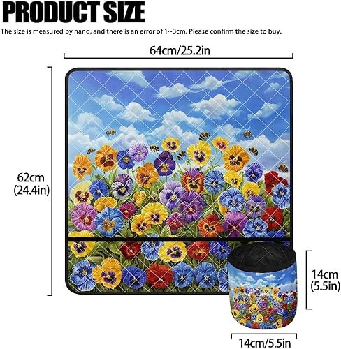 Miniatura 186 de Estera de máquina de coser con flores brillantes y florales bohemias, reduce la vibración, antideslizante, organizador duradero