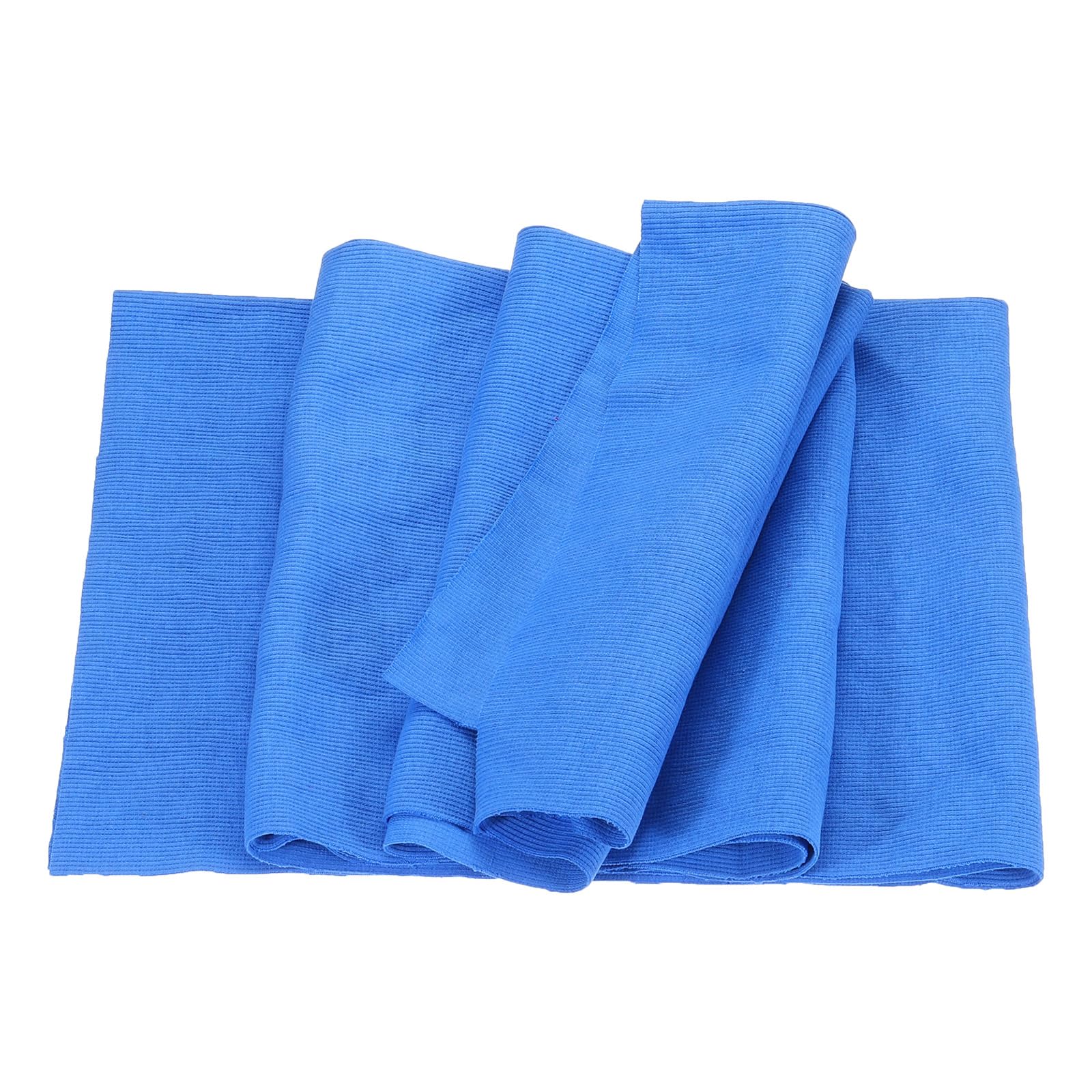 MECCANIXITY 47" Elastic Cuffs Ribbed Trims Cotton Fabric Knit Rib Stretch Tape Cuff Sleeve Waistband for Sewing, 20" Wide Sky Blue