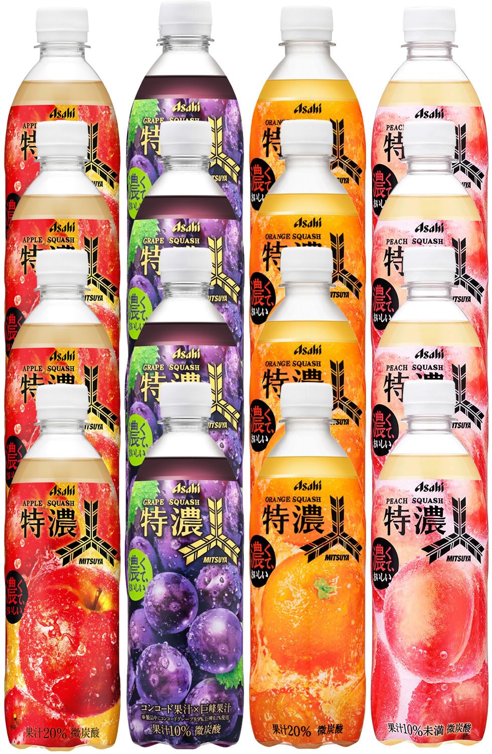 Amazon.co.jp: [セット品] 【16本】アサヒ飲料 三ツ矢 特濃フルーツ