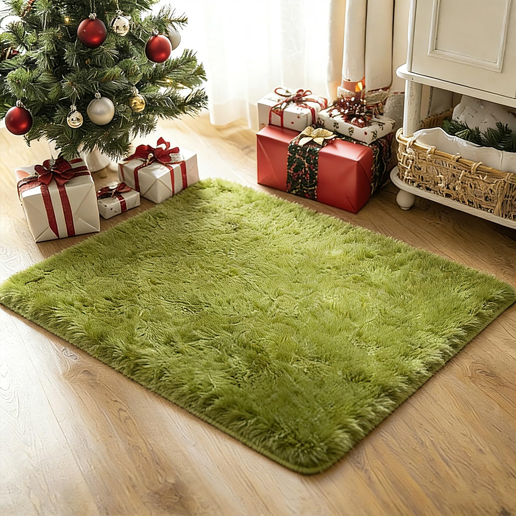 Tapis lavable antidérapant épais moelleux de 105 x 340 cm