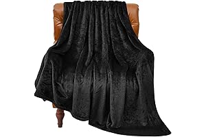 BEDELITE Luxury Black Throw: Embrace Comfort and Style