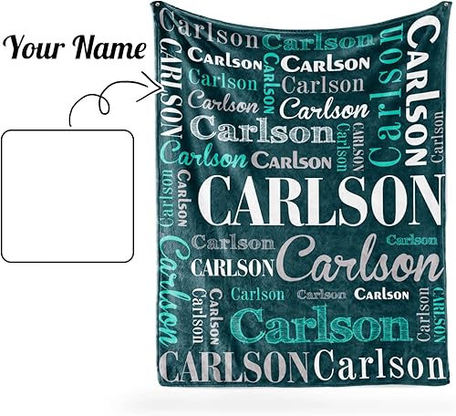 Miniatura 7 de Mantas personalizadas con nombre para niños mantas de bebé personalizadas para niños y niñas manta de nombre personalizada súper suave para niños