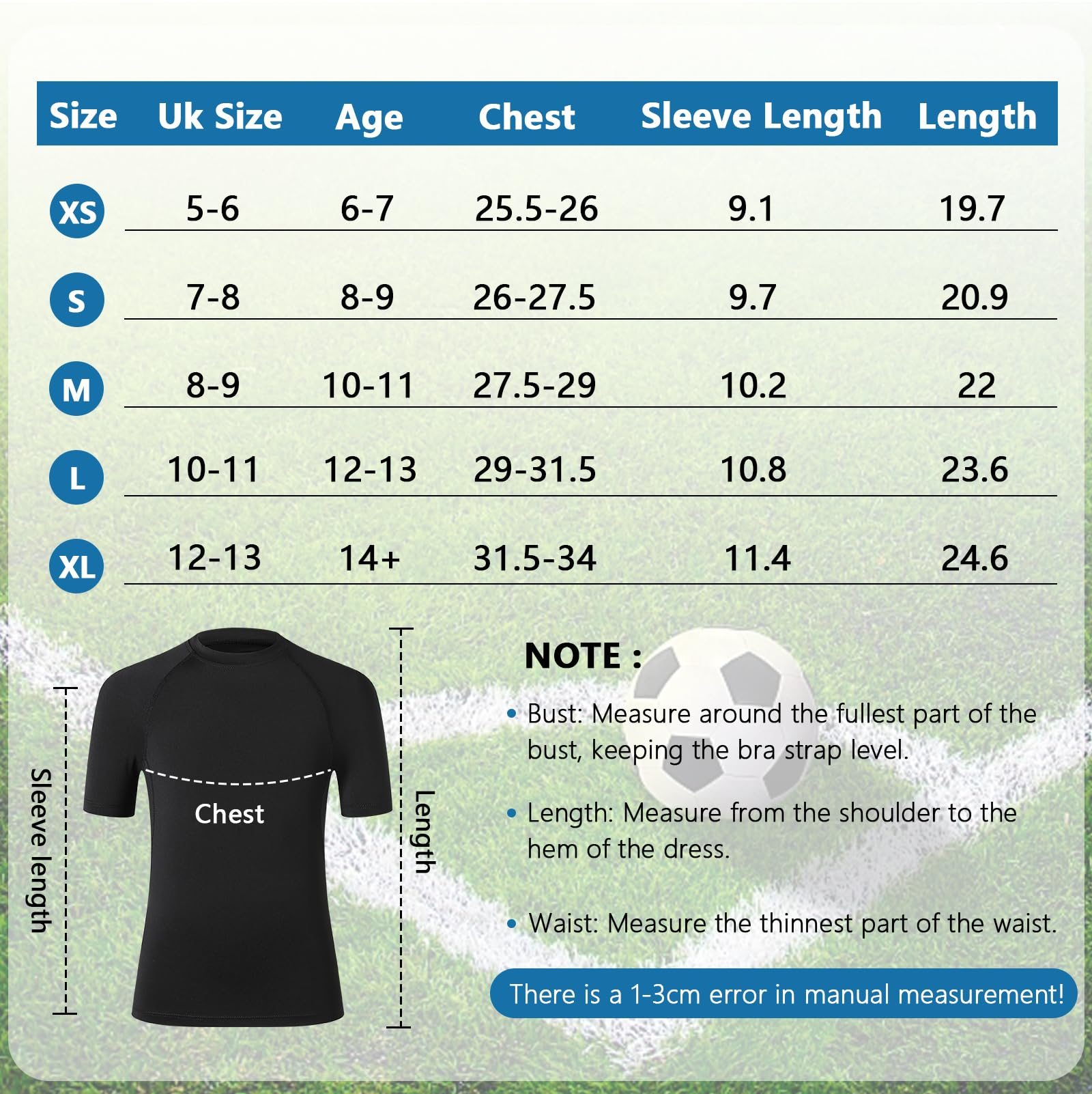 HYCOPROT Maglia a Compressione per Ragazzi Maniche Corte Base Layer Camicie a Compressione da Bambino Allenamento a Strato Base Traspirante e Asciugatura Rapida