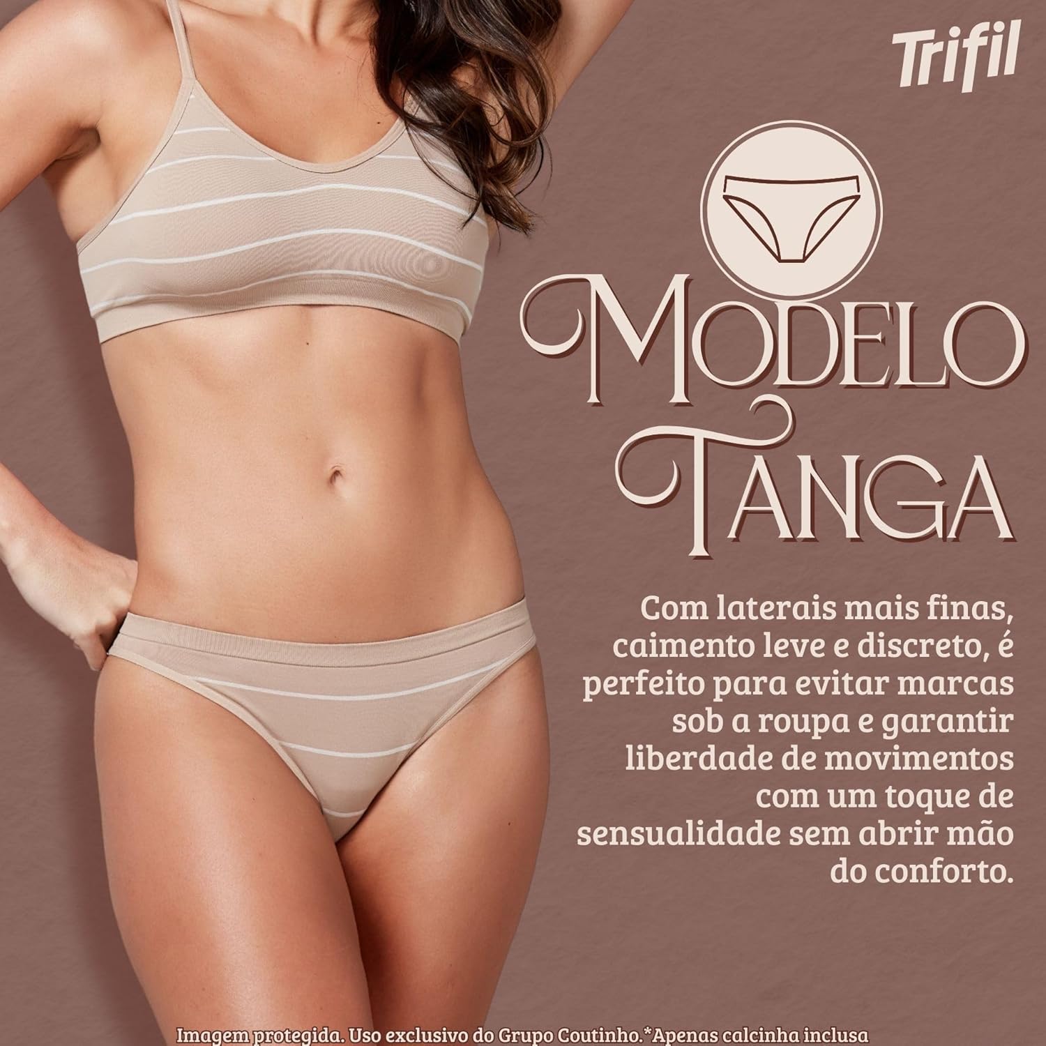 Kit 3 Calcinhas Tanga Trifil Poliamida Sem Costura Forro em Algodão em promoção! Veja a oferta e mais achadinhos de Moda íntima 3 Hoje é o melhor dia para comprar Kit 3 Calcinhas Tanga Trifil Poliamida Sem Costura Forro em Algodão com aquele preço maroto! Promoção! Aproveite a oferta! 3