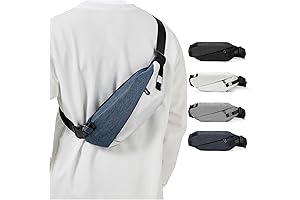 Fanny Pack For Women, Durable Crossbody Sling Bag, Hip Waist Pack for Travel & Running