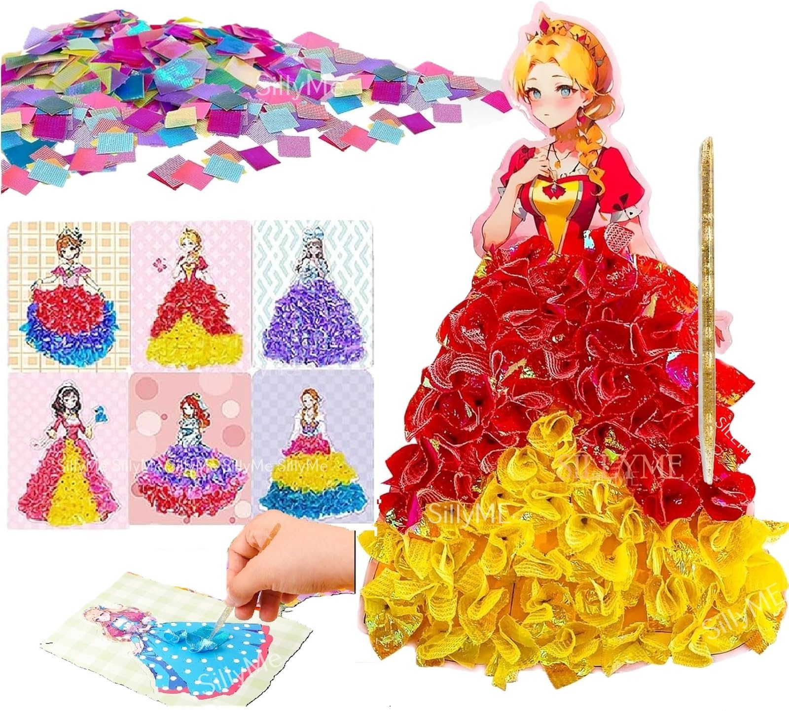 See full amazon price history chart for 3pc DIY kit Puncture poking Art Craft kit - Doll Dress Fabric Puncture kit - Creative Poke Art - Puzzle Puncture Painting - Activity Birthday Gift for Girls DIY for Girls Age 2-5 Years 3pc DIY kit Puncture poking Art Craft kit - Doll Dress Fabric Puncture kit - Creative Poke Art - Puzzle Puncture Painting - Activity Birthday Gift for Girls DIY for Girls Age 2-5 Years (B0D3HT28L2) Amazon Price History, Amazon Price Tracker