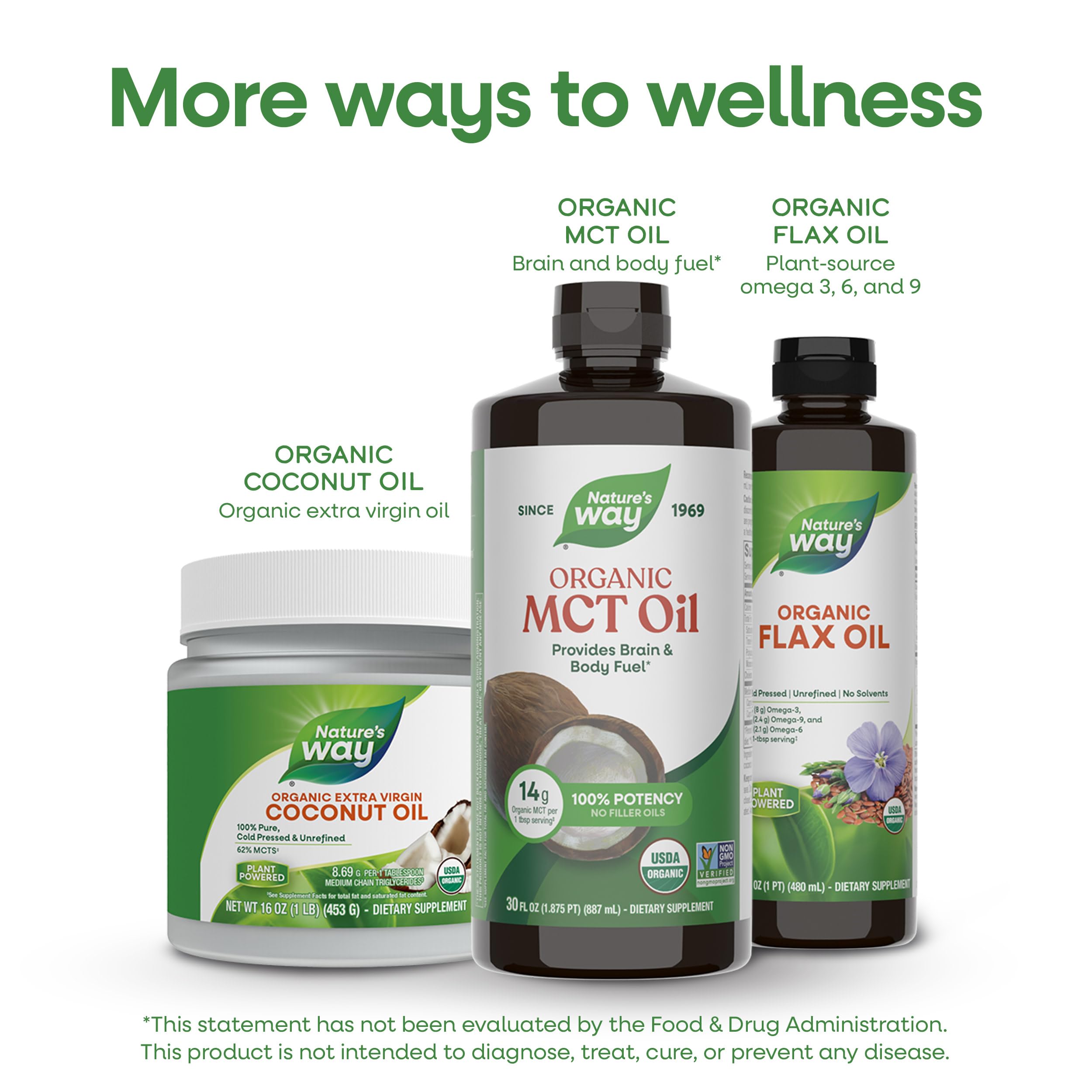 Nature's Way Organic MCT Oil, Brain and Body Fuel*, Keto & Paleo, 30 Fl Oz — Amazon image 9