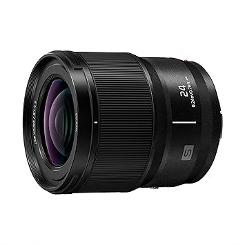 Panasonic LUMIX S Series Camera Lens, 24mm F1.8 L-Mount Interchangeable Lens for Mirrorless Full Frame Digital Cameras, S-S24