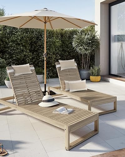 Miniatura 5 de Almohadas reclinables para la cabeza, almohadas para silla de descanso con inserto, almohada lumbar a rayas color caqui y blanco con correa