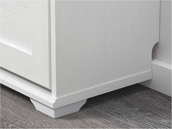 IKEA Brusali Shoe Cabinet With 3 Compartments, White
