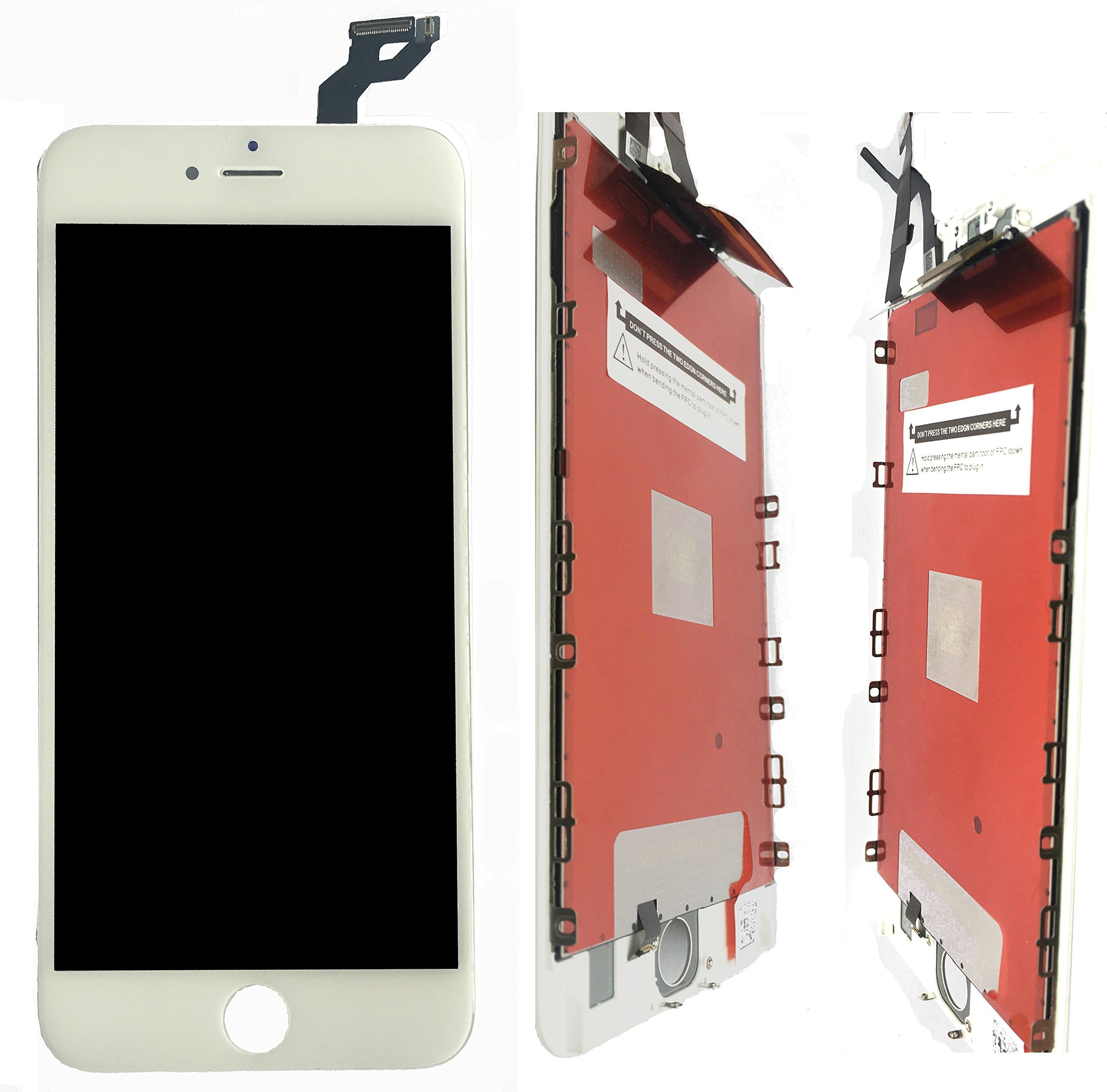 Generic LCD Screen replacement front glass with Digitizer Assembly for iphone 6s plus 5.5 inch in white