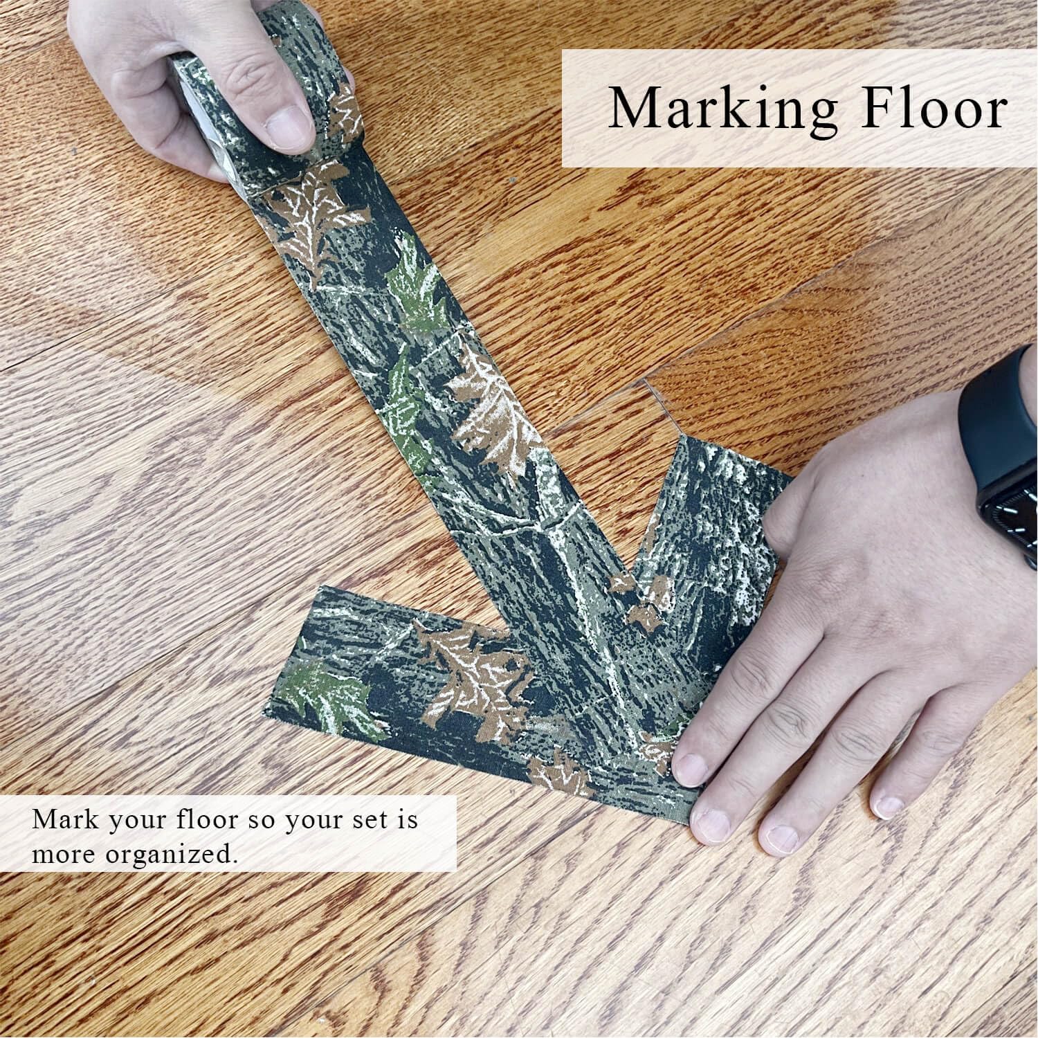 MFH Fabric Self Adhesive Camo Tape 5cm x 4.5m OD Green