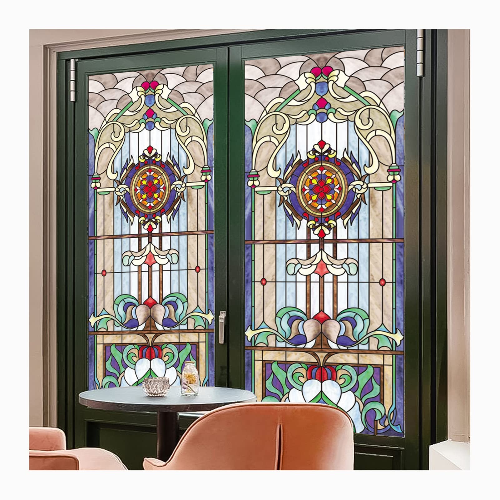 Veluly Film De Fenêtre Intimité La Fenêtre Vitre Autocollant Opaque