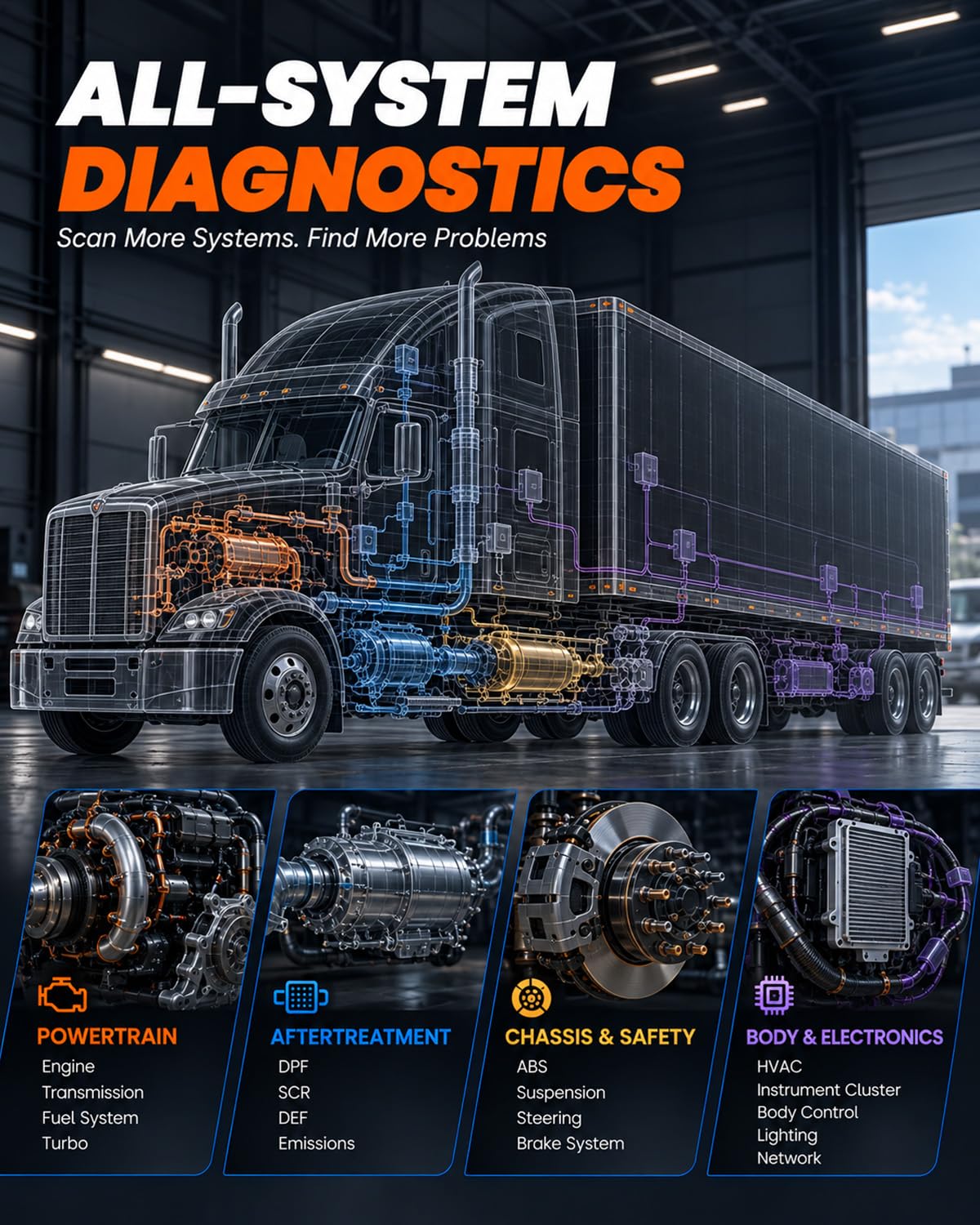 ANCEL X7HD Truck Scanner - Full System Diagnostics -6 ANCEL X7HD Truck Scanner - Full System Diagnostics -6