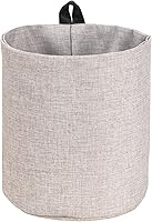 Vista 11 de Bigso Box of Sweden Cesta de almacenamiento colgante suave para colgar, color beige.