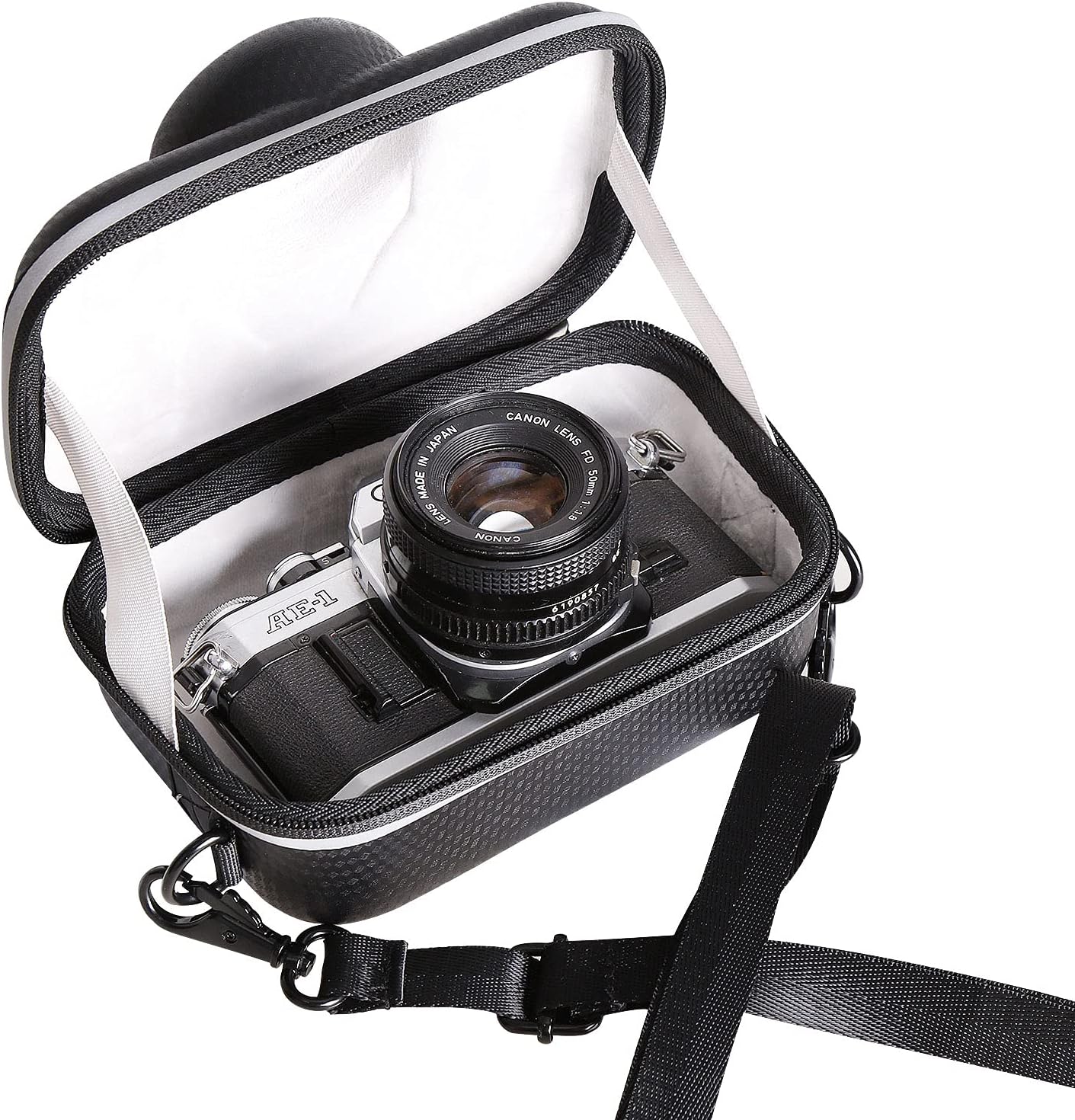 Mchoi Hard Carrying Case Compatible with Canon AE-1 35mm Film Camera,Case Only
